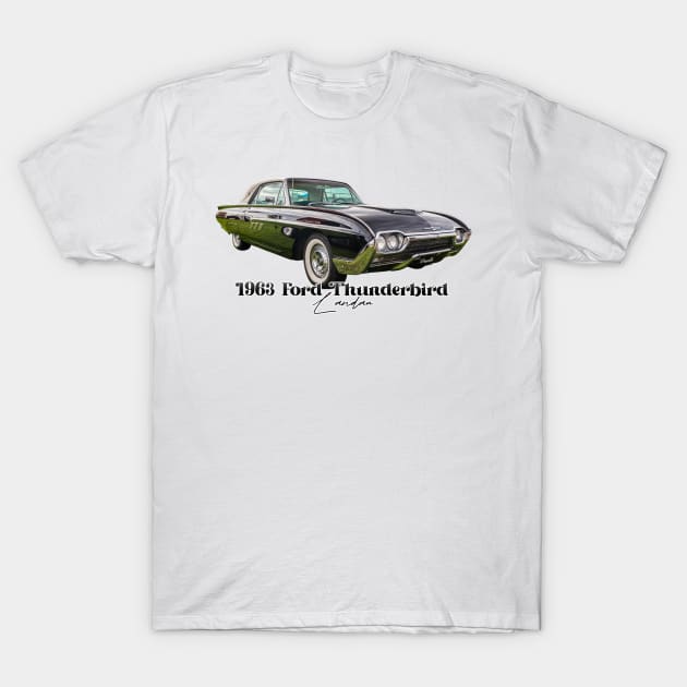 1963 Ford Thunderbird Landau T-Shirt by Gestalt Imagery